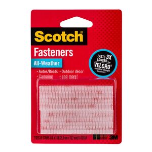 3M 2-Piece All-Weather Dual Lock Fastener Clear 1 x 3inch 3M 2-Piece All-Weather Dual Lock Fastener Clear 1 x 3inch